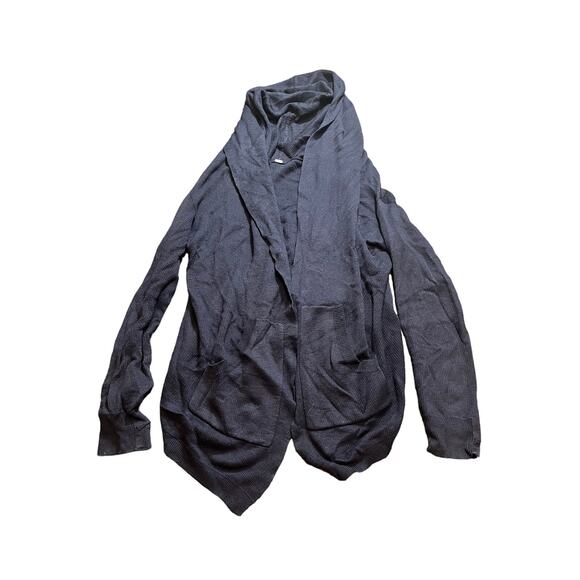 Lululemon Womens Cardigan Navy Blue‎ Sweater Size Fits Medium - Picture 1 of 11